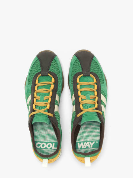 Sneakers Uit Leder Coolway Groen men 8663808 ander zicht 4
